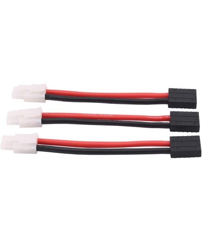 3pcs Compatible with TRX Style Female to Big Tamiya Male Connector Adapter 12awg 4in Wire for Lipo/NiMH RC Battery ESC(C66-3)...