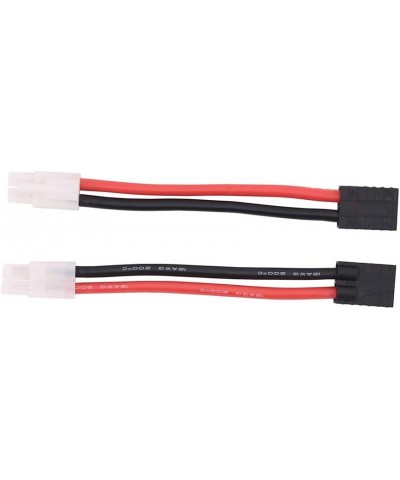 3pcs Compatible with TRX Style Female to Big Tamiya Male Connector Adapter 12awg 4in Wire for Lipo/NiMH RC Battery ESC(C66-3)...