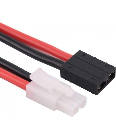 3pcs Compatible with TRX Style Female to Big Tamiya Male Connector Adapter 12awg 4in Wire for Lipo/NiMH RC Battery ESC(C66-3)...