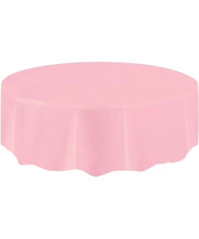 Round Light Pink Plastic Tablecloth 84 $15.23 Kids' Party Tablecovers