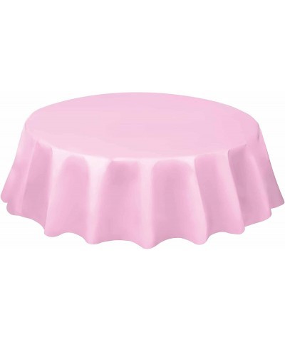 Round Light Pink Plastic Tablecloth 84 $15.23 Kids' Party Tablecovers