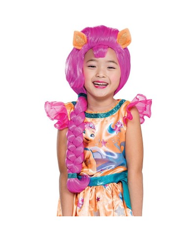 Sunny Starscout Wig Official My Little Pony Costume Hair Accessory Single Kids and Teens Size Costume Wig Multicolored $25.29...