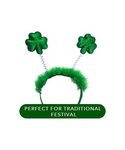 St Patricks Day Costume Accessories Shamrock Green Headband Green Sunglasses $22.58 Kids' Dress-Up Accessories