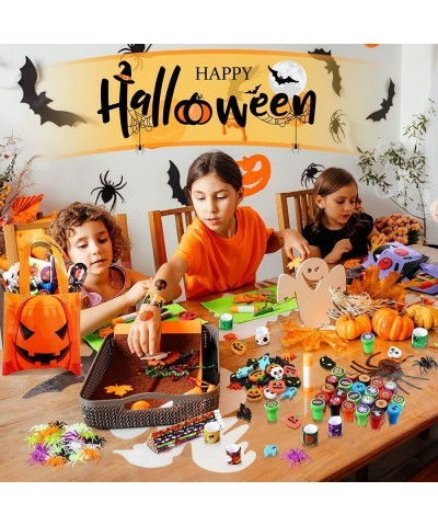 192 Pieces Halloween Party Favors Set 24 Pack Halloween Stationery for Kids Trick or Treat Toy Goody Bag Fillers Including Ha...