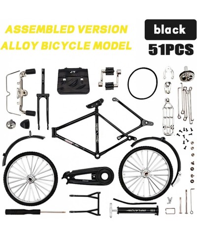 51 PCS DIY Retro Bicycle Model Ornament For Kids Vintage Metal Bicycle Ornaments DIY Bicycle Model Scale Iron Art Tabletop Or...