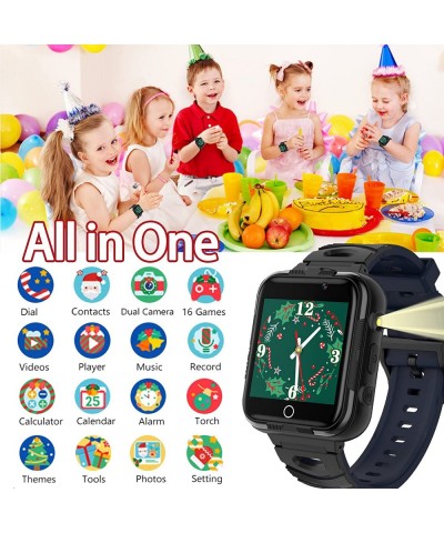 Smart Watch for Kids with Phone Call Smart Game Watch for Boys and Girls Ages 5-14 Electronic Learning Toys with 16 Puzzle Ga...