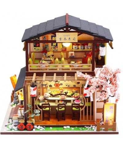 DIY Dollhouse Miniature with Wooden Furniture Handmade Japanese Style Home Craft Model Mini Kit with Dust Cover & Music Box 1...