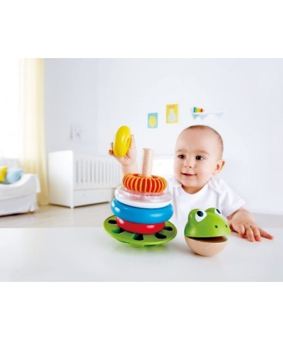 E0457 Mr Frog Stacking Rings - Toddler Activity Toy $23.04 Early Development & Activity Toys