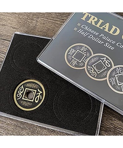 Triad Coins (Chinese Palace Coin) Magic Tricks Three Coin Appear Vanish Magic Magician Close up Illusion Gimmicks Mentalism P...