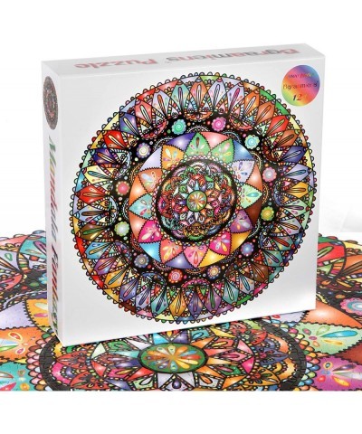 Puzzle-Mandada Fantasy-1000 Pieces Round Puzzle Color Challenge Jigsaw Puzzles for Adults and Kids $33.97 Jigsaw Puzzles