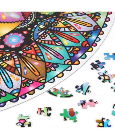 Puzzle-Mandada Fantasy-1000 Pieces Round Puzzle Color Challenge Jigsaw Puzzles for Adults and Kids $33.97 Jigsaw Puzzles