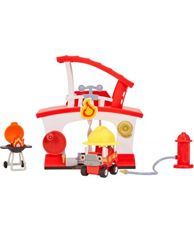 Let’s Go Cozy Coupe™ Fire Station Playset with Fire Truck Mini Push and Play Vehicle for Tabletop or Floor Push Play Car Fun ...