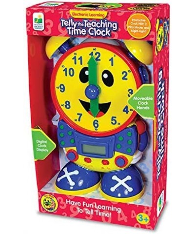 Telly The Teaching Time Clock - Electronic Analog & Digital Time Telling Aid with Two Quiz Modes & Night Light - Telling Time...