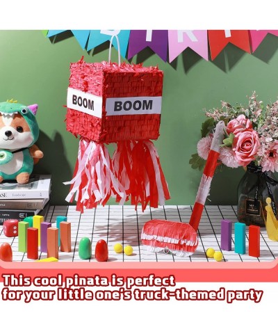 Small Red Boom Pinata with Blindfold and Stick Small Cube Shape Pinata for Birthday Party 7 x 7 x 7 Inches $32.72 Piñatas