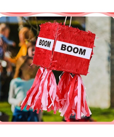 Small Red Boom Pinata with Blindfold and Stick Small Cube Shape Pinata for Birthday Party 7 x 7 x 7 Inches $32.72 Piñatas