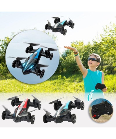 Drone_Flying Cars Quadcopter Air-Ground Dual Mode Switchwith Remote Control Car with 360°Rolling Speed Switch LED Lights One ...