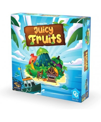 Capstone Games: Juicy Fruits Strategy Board Game Quick and Easy Game Grow Delicious Fruit in Paradise 1 to 4 Players 20 to 50...