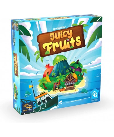 Capstone Games: Juicy Fruits Strategy Board Game Quick and Easy Game Grow Delicious Fruit in Paradise 1 to 4 Players 20 to 50...