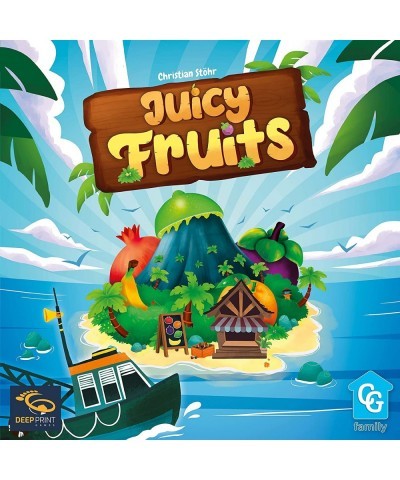 Capstone Games: Juicy Fruits Strategy Board Game Quick and Easy Game Grow Delicious Fruit in Paradise 1 to 4 Players 20 to 50...