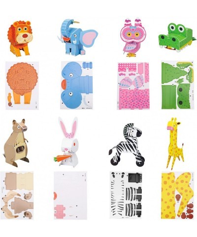 Animals Kids Arts and Crafts Welcome to The Zoo 8 Animals 3D Foam Puzzles Crafts for Kids Age 6 7 8 and Up $32.55 Kids' Drawi...