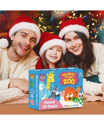 Animals Kids Arts and Crafts Welcome to The Zoo 8 Animals 3D Foam Puzzles Crafts for Kids Age 6 7 8 and Up $32.55 Kids' Drawi...