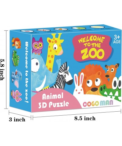 Animals Kids Arts and Crafts Welcome to The Zoo 8 Animals 3D Foam Puzzles Crafts for Kids Age 6 7 8 and Up $32.55 Kids' Drawi...