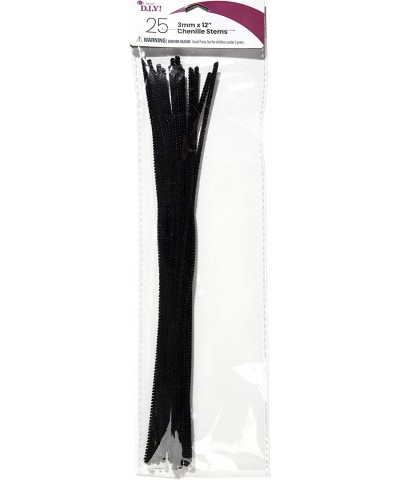 Black Chenille Stem Pipe Cleaners 3mm x 12 inch 25 Pack $14.17 Kids' Drawing & Writing Boards