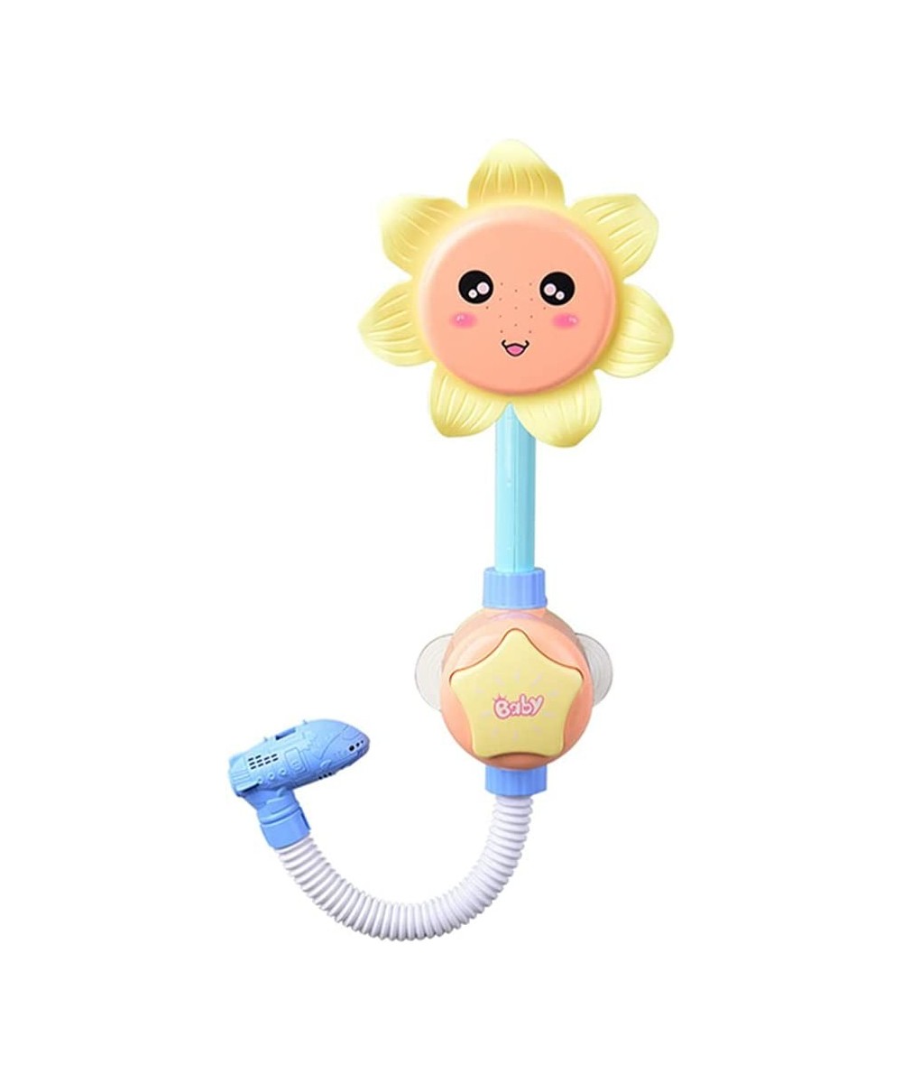 Baby Bath Shower Toy- Sunflower Sprinkler Bath Toy Sprinkler Shower Head Water Spray Bathtub Toy No Battery $43.11 Bathtub Toys