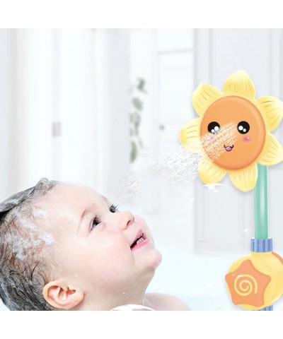 Baby Bath Shower Toy- Sunflower Sprinkler Bath Toy Sprinkler Shower Head Water Spray Bathtub Toy No Battery $43.11 Bathtub Toys