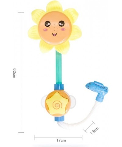 Baby Bath Shower Toy- Sunflower Sprinkler Bath Toy Sprinkler Shower Head Water Spray Bathtub Toy No Battery $43.11 Bathtub Toys