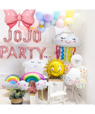 JOJO Party Balloons JOJO Birthday Party Decorations Bow Balloon Sweet 16 Balloons Rainbow Girls Birthday Party Decorations $1...