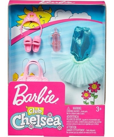 Club Chelsea Accessory Pack Ballet-Themed Clothing and Accessories for Small Dolls 6 Pieces for 3 to 7 Year Olds Include Tutu...