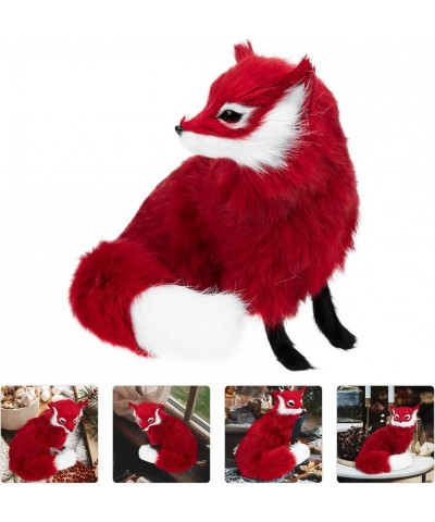 Lovely Plush Animal Simulation Animal Plush Fox- Shape Decor Home Plush Doll $39.63 Stuffed Animals & Teddy Bears