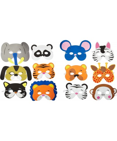 24 Assorted Foam Animal Masks for Birthday Party Favors Dress-Up Costume $15.80 Kids' Dress-Up Accessories