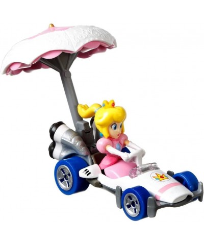 Die-Cast Mario Kart Princess Peach in B-Dasher Kart with Peach Parasol Glider $24.19 Kids' Play Cars & Race Cars