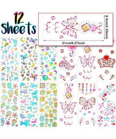 3 Pcs Decorate Your Own Baseball Cap with 24 Sheets Adhesive Gems Stickers Pink Baseball Cap Paint by Stickers Arts and Craft...