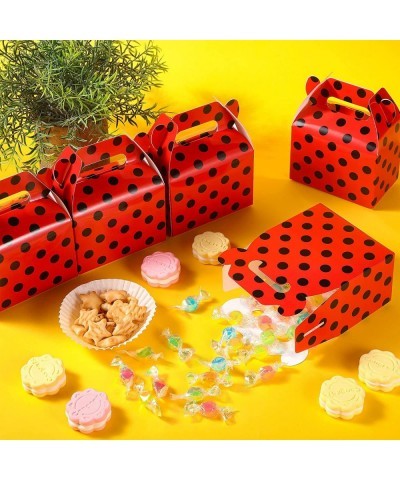 30 Pieces Ladybug Party Supplies Ladybug Party Favor Boxes Ladybug Red Black Polka Dot Candy Boxes for Ladybug Party Wedding ...