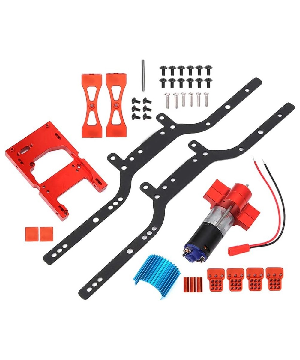 RC Car Frame Durable and Wear-Resistant Metal Remote Control Crawler Frame Girder with Motor Set RC Spare Part Accessory Fit ...