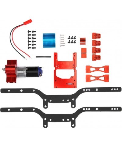 RC Car Frame Durable and Wear-Resistant Metal Remote Control Crawler Frame Girder with Motor Set RC Spare Part Accessory Fit ...