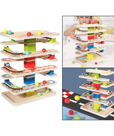 Wooden Ball Ramp Racer with 4 Mini Balls Montessori Toys Great Gift $59.76 Early Development & Activity Toys