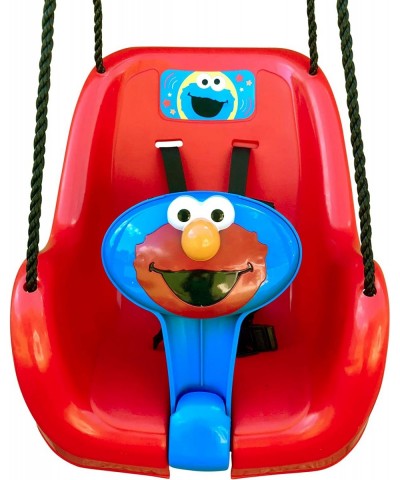 Sesame Street Elmo Toddler Swing Inspire Outdoor Play Encourage Imaginative Fun! Durable High Back Bucket Swing Seats Toddler...