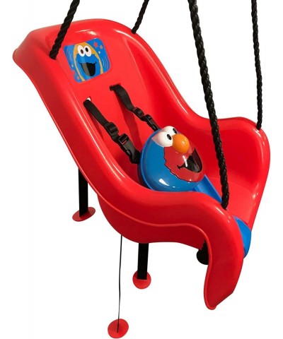 Sesame Street Elmo Toddler Swing Inspire Outdoor Play Encourage Imaginative Fun! Durable High Back Bucket Swing Seats Toddler...