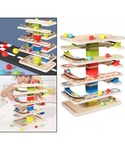 Wooden Ball Ramp Racer with 4 Mini Balls Montessori Toys Great Gift $59.76 Early Development & Activity Toys