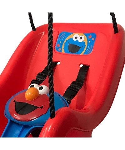 Sesame Street Elmo Toddler Swing Inspire Outdoor Play Encourage Imaginative Fun! Durable High Back Bucket Swing Seats Toddler...