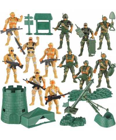 43 Pack Army Men and Swat Team Soldiers Figures Soldiers Figures Playset with Weapon Accessories Team Figure Military Playset...