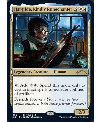 Magic: the Gathering - Hargilde Kindly Runechanter (005) - Universes Within $10.36 Trading Cards & Accessories