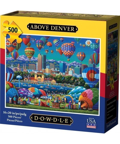 Dowdle Jigsaw Puzzle - Above Denver - 500 Piece $33.73 Jigsaw Puzzles