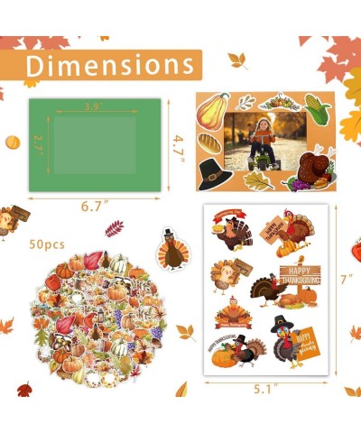 Nramoss DIY Fall Picture Craft Frame Kits for Kids 30 Packs Make Your Own Picture Frames Thanksgiving Crafts Classroom Game F...