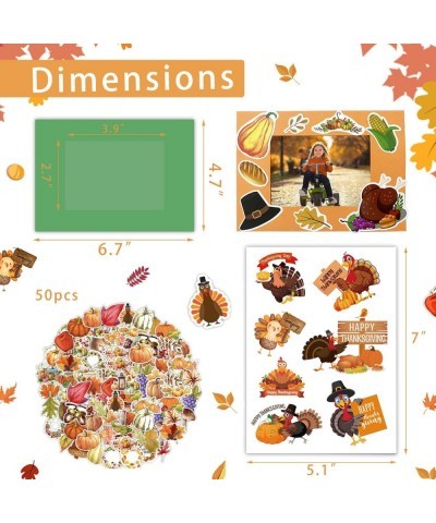 Nramoss DIY Fall Picture Craft Frame Kits for Kids 30 Packs Make Your Own Picture Frames Thanksgiving Crafts Classroom Game F...