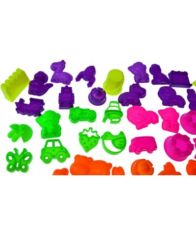 50 Piece Deluxe Sand Molds Set - Safari Animals Mini Castles and Geometric Shapes (Sand Not Included) $17.88 Craft Kits